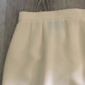 Vintage Francess & Rita Off White Lined Skirt